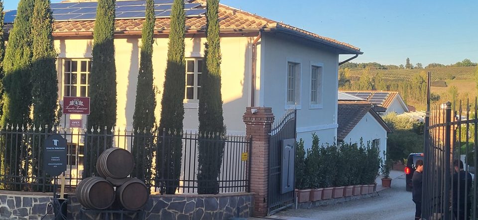 The Tenuta Torciano hotel and winery building