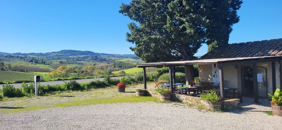 The Teruzzi winery among the vineyards