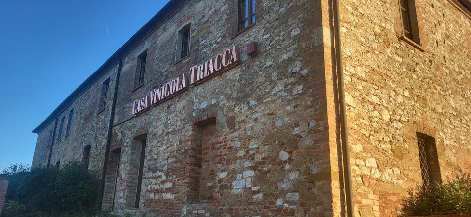 The stone Casa Vinicola Triacca building